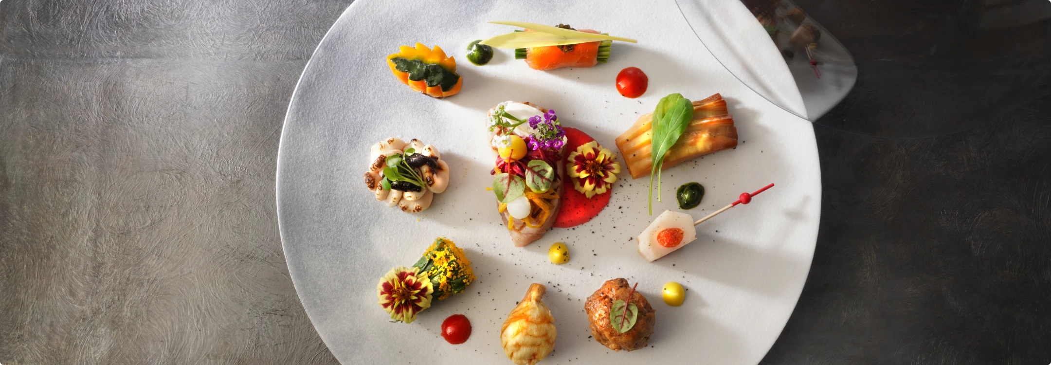 写真:夕食のご案内